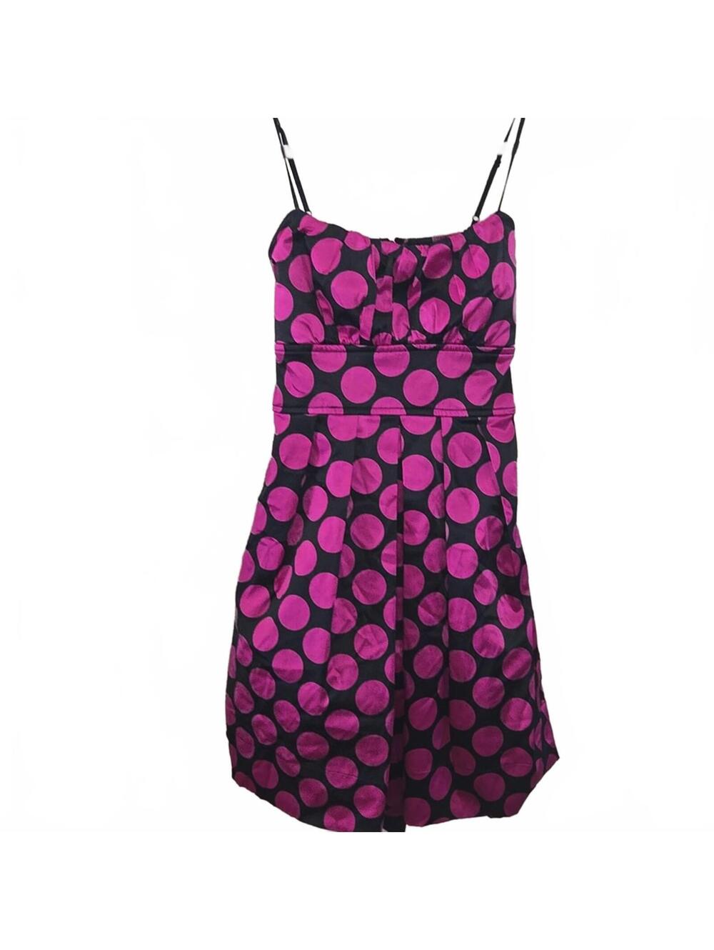 Ruby Rox Pink Polka Dot Spaghetti Strap Dress Size 9